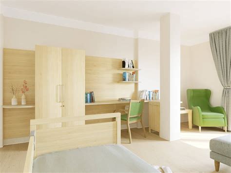 Interno di una stanza della RSA Alchemica con arredi confortevoli