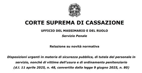 Ufficio del Massimario della Corte di Cassazione