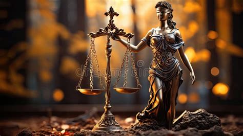 Statua di un dipendente pubblico con un simbolo di giustizia