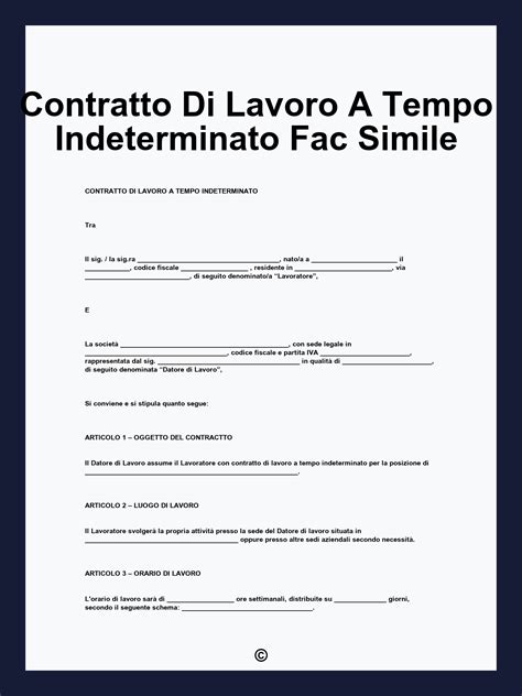 Illustrazione di un contratto di lavoro con evidenziato l'articolo sul preavviso