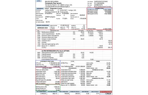 Busta paga con simbolo euro