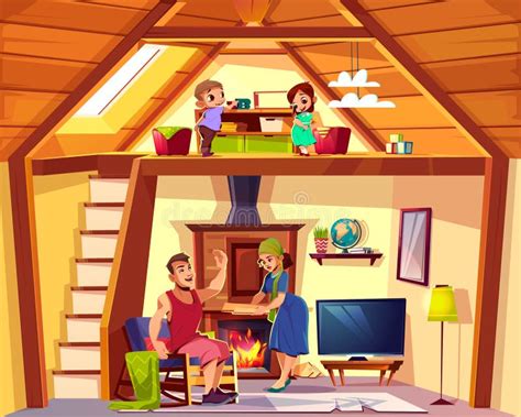 Illustrazione di una casa-famiglia accogliente