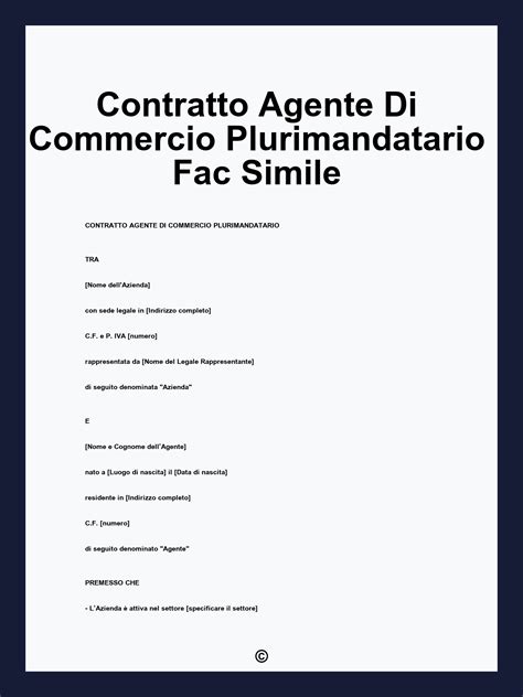 Agente di commercio che firma un contratto