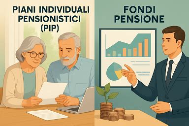 Infografica che illustra le differenze tra pensione pubblica e previdenza complementare.