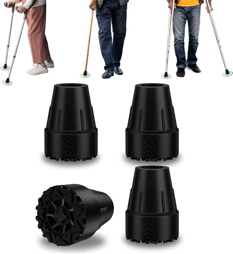 Diverse tipologie di puntali per bastoni da passeggio