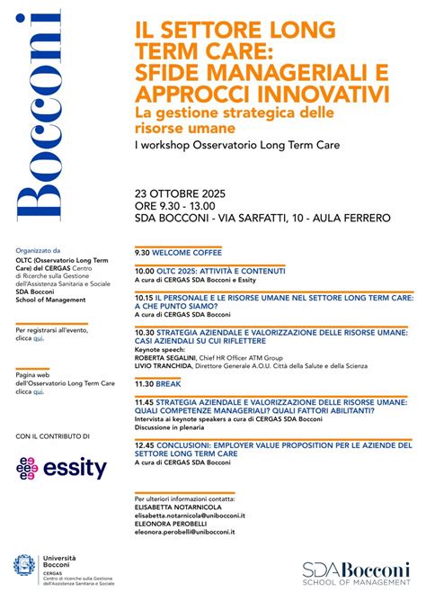 Diagramma che illustra i pilastri della Long Term Care: assistenza, finanziamento e qualità della vita.