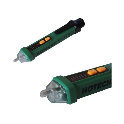 Primo piano di un rilevatore di tensione senza contatto