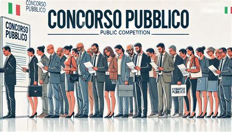 Schema che illustra le diverse fasi di un concorso pubblico