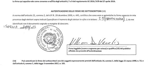 Documento con firma autenticata