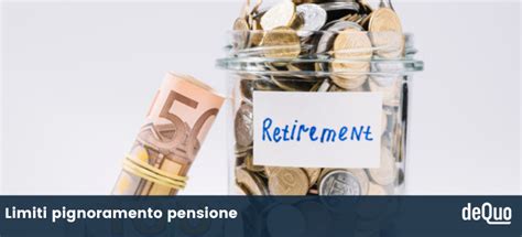 Infografica sui limiti del pignoramento della pensione