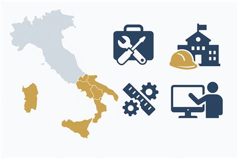 Mappa dell'Italia con icone che rappresentano servizi sanitari