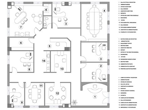 Uffici amministrativi di un'azienda sanitaria