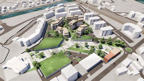 Quartiere urbano in riqualificazione