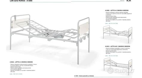 Diagramma delle 4 sezioni di un letto elettrico