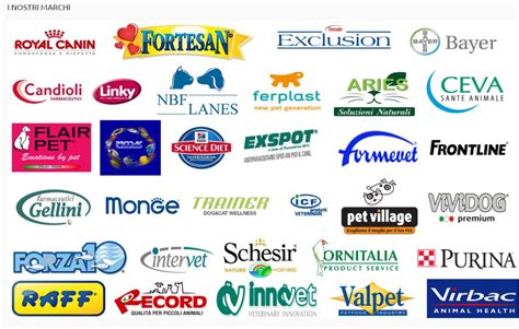 catalogo di prodotti per animali