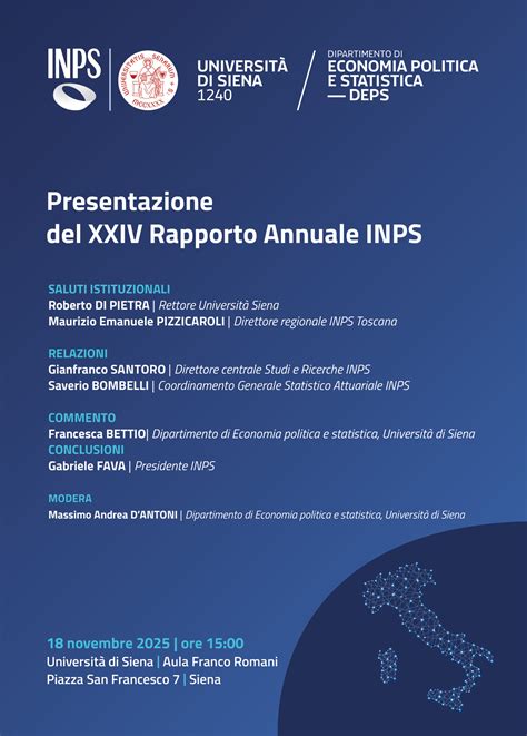 Copertina del Rapporto Annuale INPS