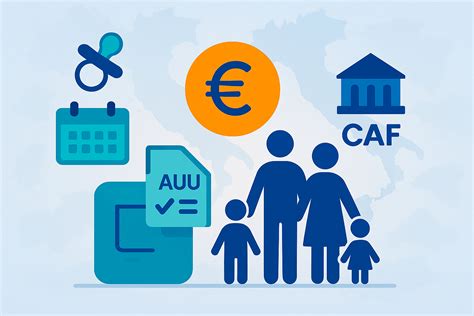 Illustrazione concettuale dell'Assegno Unico Universale