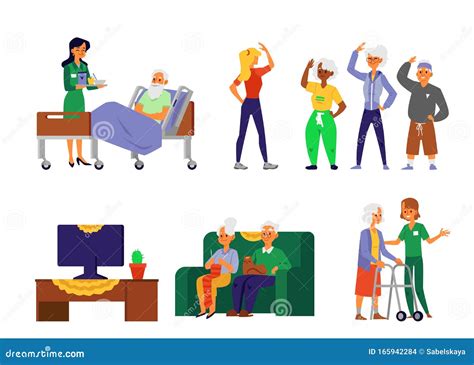 Donne che si occupano di anziani