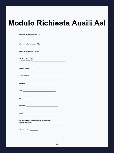 Diagramma che illustra le fasi della richiesta di ausili sanitari