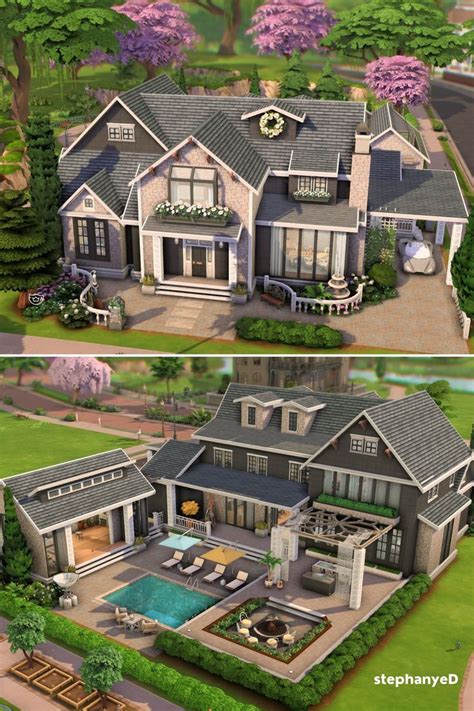 Screenshot di una casa costruita in The Sims 3