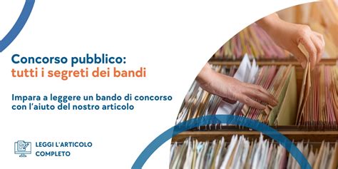 Bandi di concorso pubblici