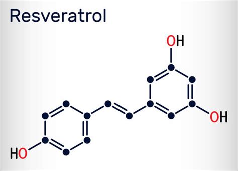 Struttura molecolare del resveratrolo