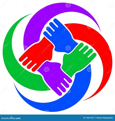 simbolo di cooperazione e unità