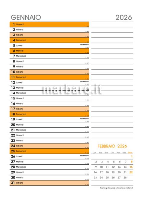 Un calendario con giorni cerchiati e una penna