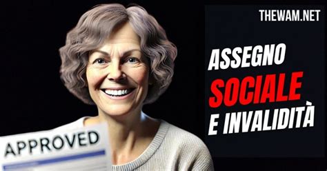 Infografica che illustra il processo di trasformazione dell'assegno di invalidità civile in assegno sociale sostitutivo