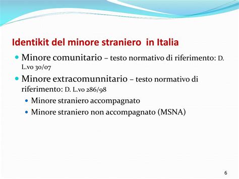 Minore straniero non accompagnato che arriva in Italia