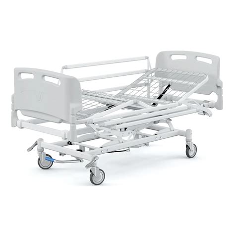 Schema di un letto ospedaliero a 4 sezioni