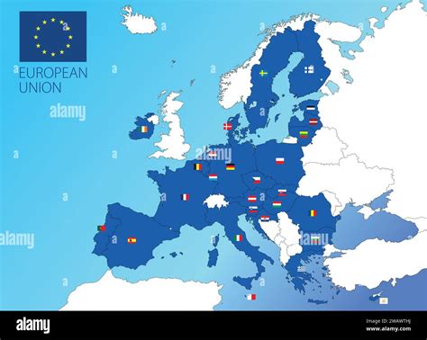 Mappa dell'Unione Europea con frecce che indicano la mobilità