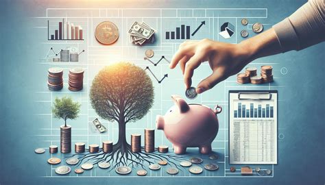 Illustrazione di una persona che pianifica il suo futuro finanziario