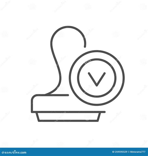 Icona di un documento con un timbro di approvazione