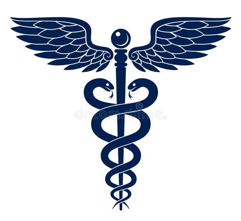 Simbolo del caduceo, rappresentante l'equilibrio e la dualità