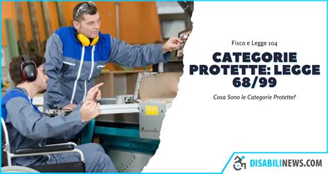 Schema che illustra le diverse tipologie di categorie protette e i requisiti per l'iscrizione.