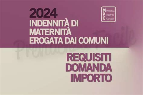 Infografica che illustra i requisiti per l'Assegno di Maternità dei Comuni