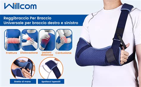 Immagine di un tutore elasto-compressivo per il braccio indossato