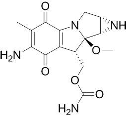 Struttura chimica della Mitomicina-C