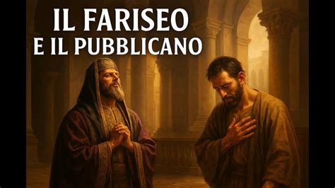 Illustrazione della parabola del fariseo e dell'agente delle tasse