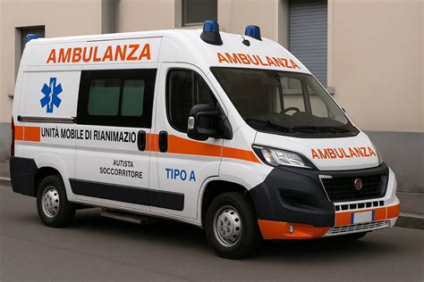 Ambulanza attrezzata con personale medico
