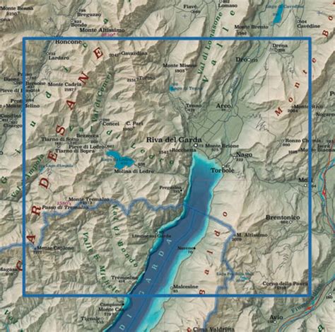 Mappa della Comunità Alto Garda e Ledro