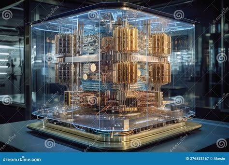 Illustrazione concettuale di un computer quantistico