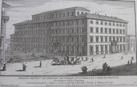 Fotografia storica di Palazzo Giustiniani