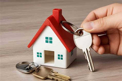 Chiavi di una casa con un anello nuziale