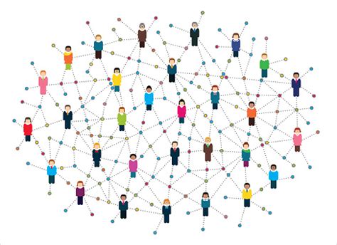 rete di persone connesse