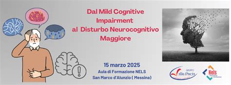 Diagramma che illustra la differenza tra Disturbo Neurocognitivo Maggiore e Minore