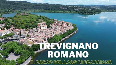 Paesaggio di Trevignano Romano con vista sul Lago di Bracciano