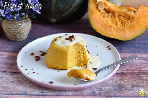Ingredienti per flan di zucca
