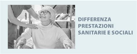 Diagramma che illustra la distinzione tra prestazioni sanitarie e sociali in una RSA